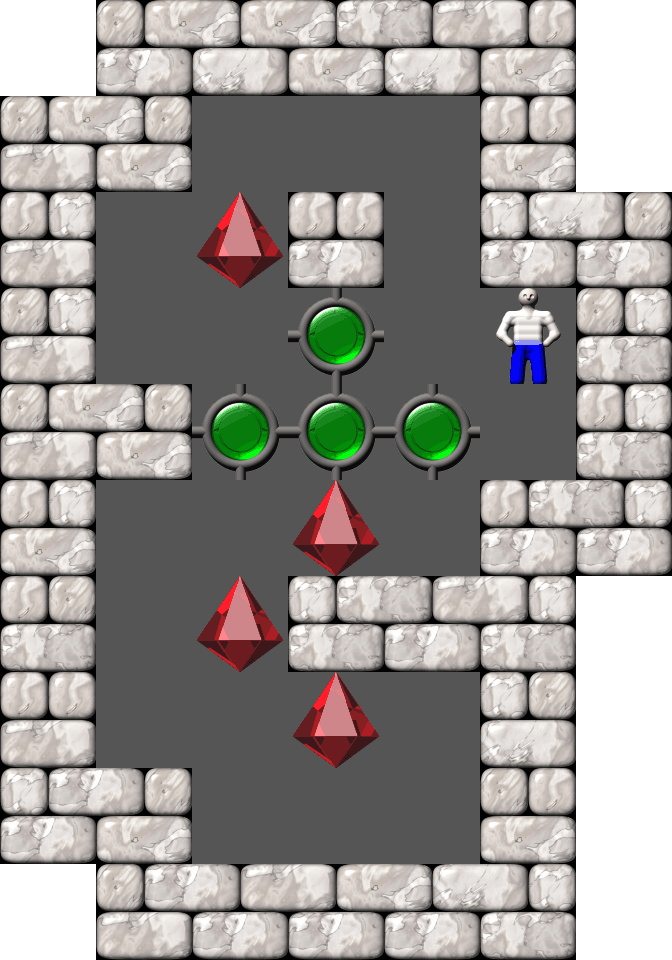 Сокобан Puzzle уровень 16