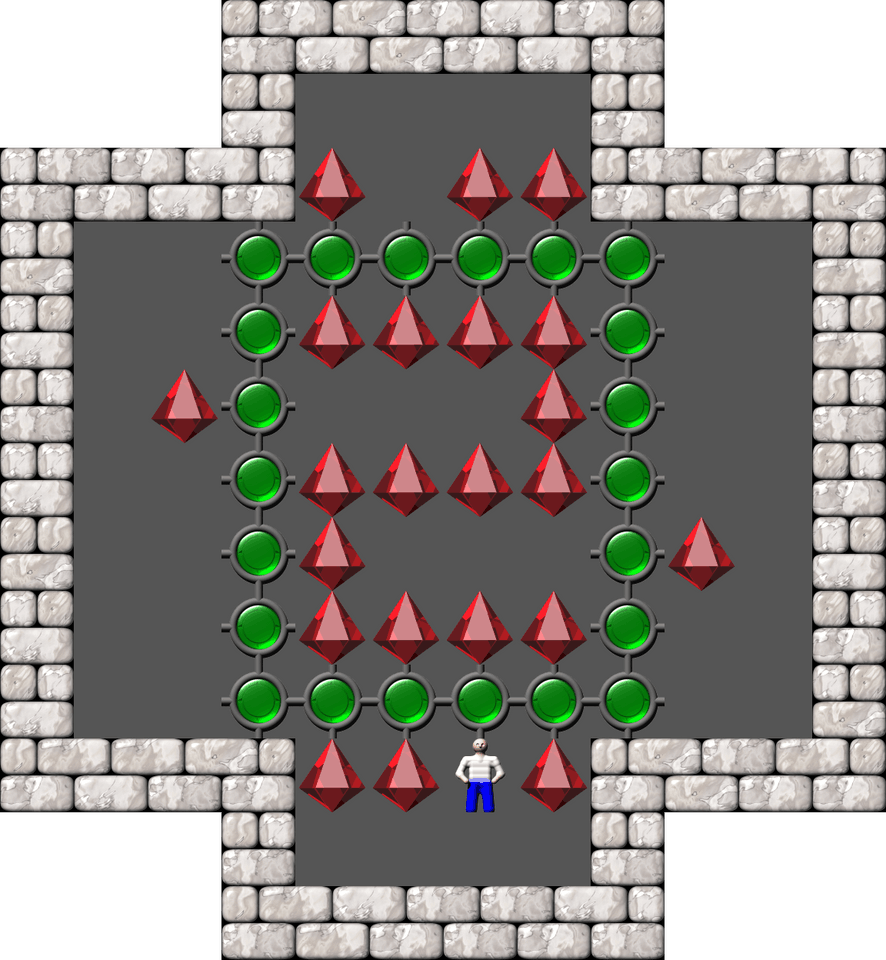 Сокобан Puzzle уровень 17