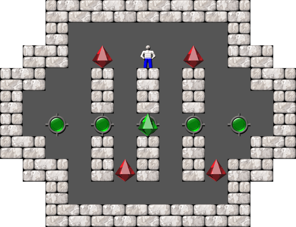 Сокобан Puzzle уровень 34