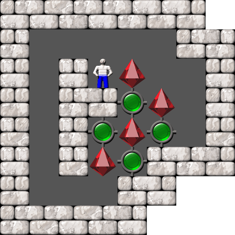 Сокобан Puzzle уровень 55