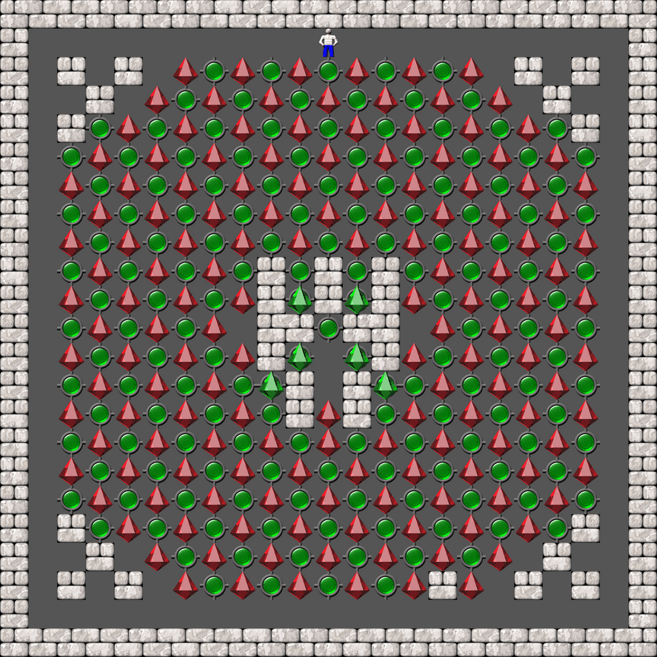 Сокобан SokoSpace уровень 13