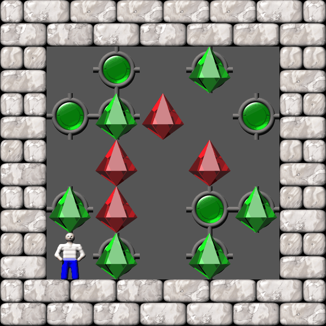 Сокобан Squared уровень 1