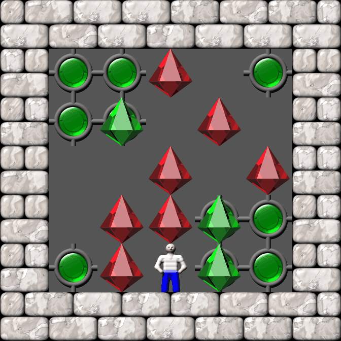 Сокобан Squared уровень 13