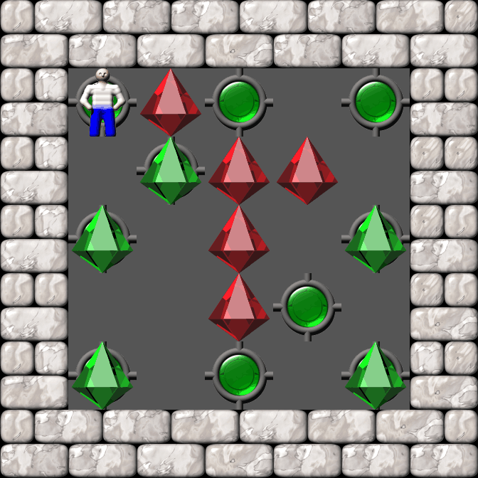 Сокобан Squared уровень 2